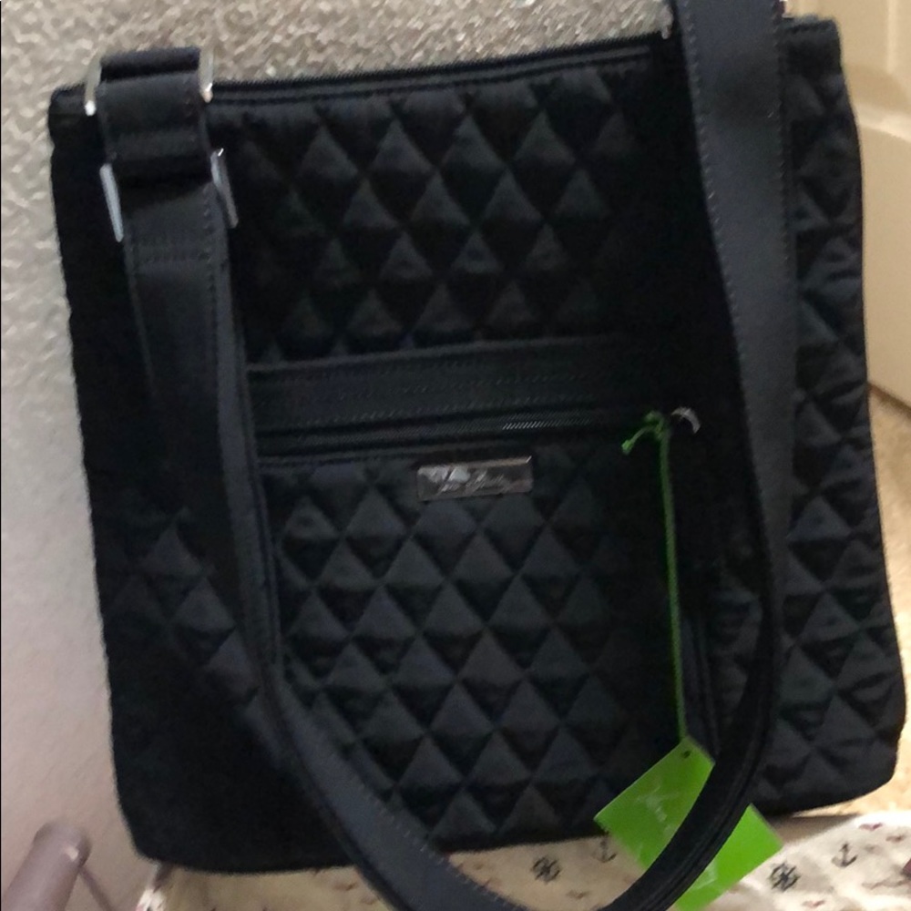 Vera Bradley Crossbody Black Bag, Brand New w Tags